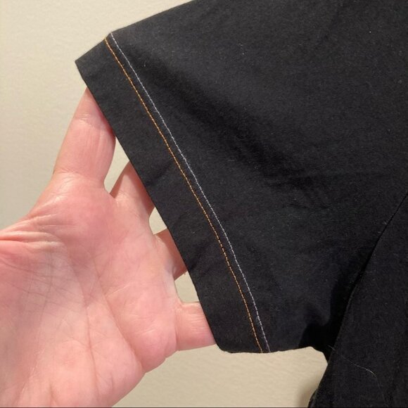 BOSS ORANGE Sz M T-Shirt With Houndstooth Design - Picture 6 of 8